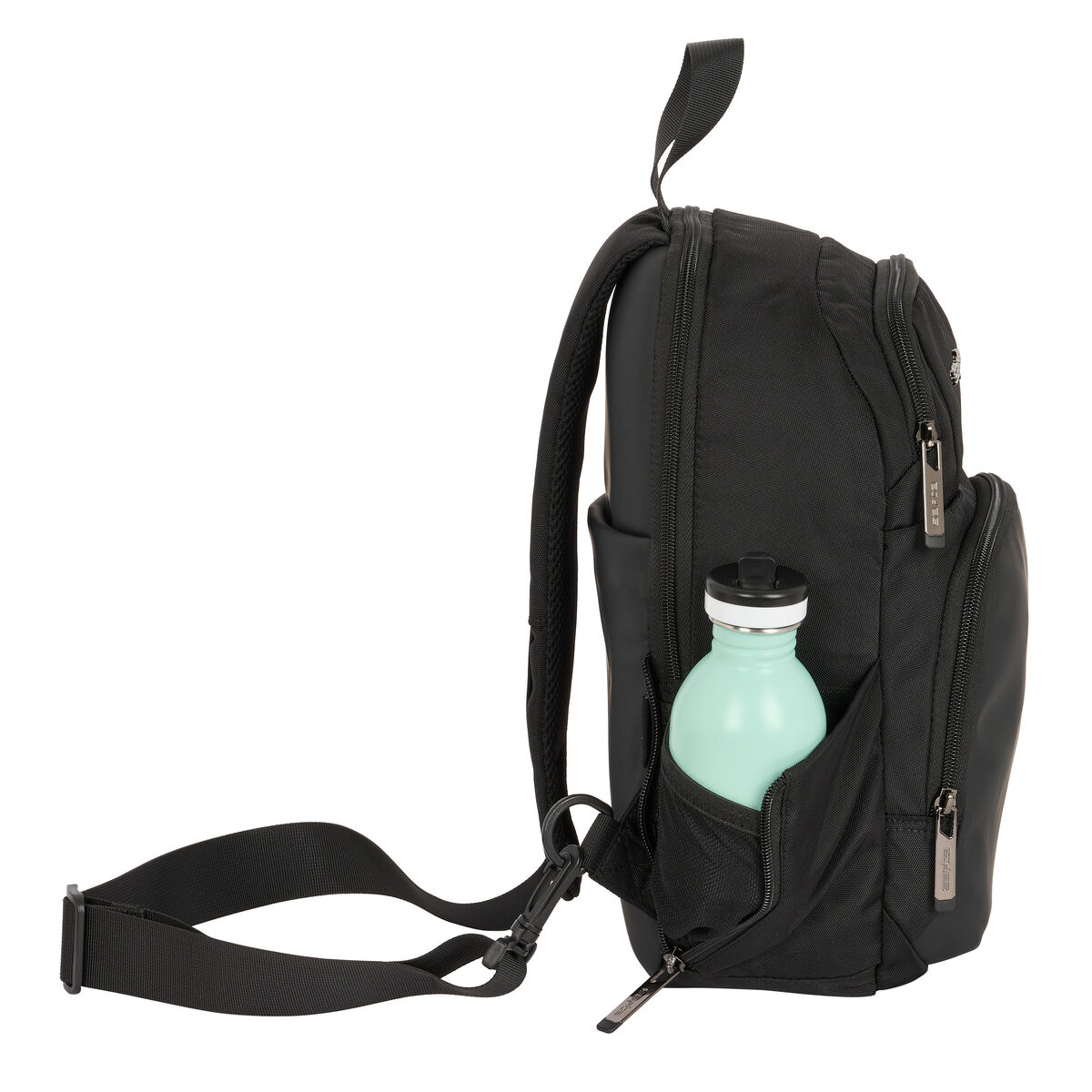 Seljakott Safta Black Must 18 x 34 x 12 cm